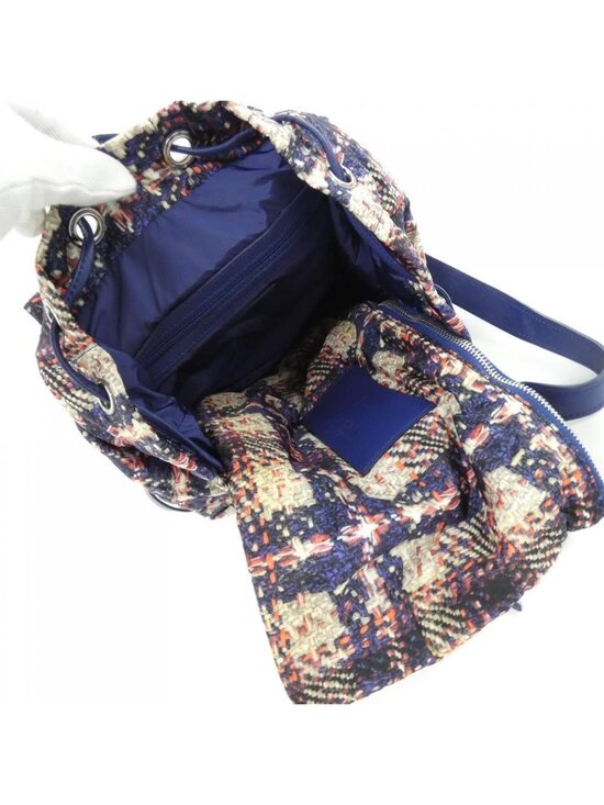 Chanel Backpack Sac Blue